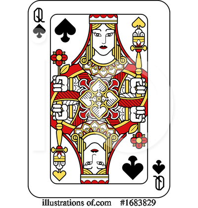 Royalty-Free (RF) Playing Card Clipart Illustration by AtStockIllustration - Stock Sample #1683829