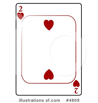 Royalty-Free (RF) Playing Card Clipart Illustration by djart - Stock Sample #4809
