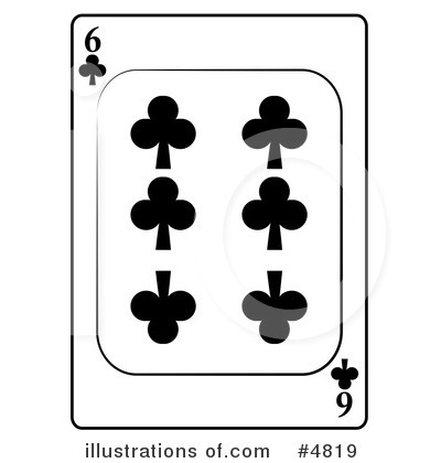Royalty-Free (RF) Playing Card Clipart Illustration by djart - Stock Sample #4819