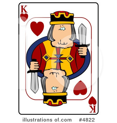 Royalty-Free (RF) Playing Card Clipart Illustration by djart - Stock Sample #4822