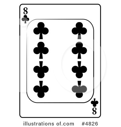 Royalty-Free (RF) Playing Card Clipart Illustration by djart - Stock Sample #4826