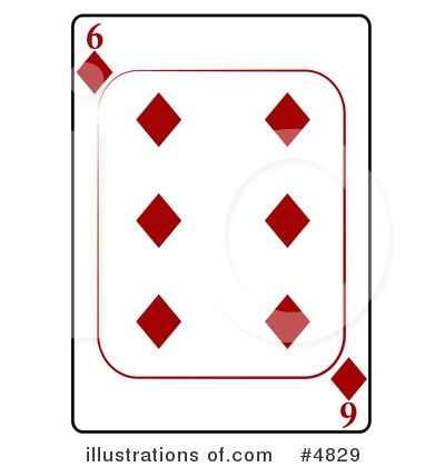 Royalty-Free (RF) Playing Card Clipart Illustration by djart - Stock Sample #4829