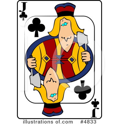 Royalty-Free (RF) Playing Card Clipart Illustration by djart - Stock Sample #4833