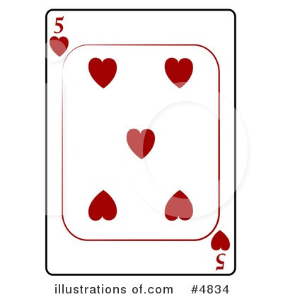 Royalty-Free (RF) Playing Card Clipart Illustration by djart - Stock Sample #4834