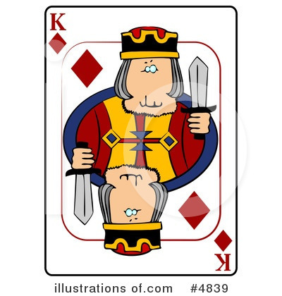 Royalty-Free (RF) Playing Card Clipart Illustration by djart - Stock Sample #4839