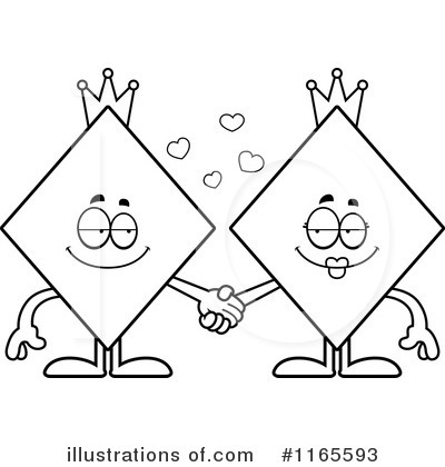 Royalty-Free (RF) Playing Card Suit Clipart Illustration by Cory Thoman - Stock Sample #1165593