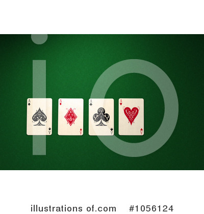 Royalty-Free (RF) Playing Cards Clipart Illustration by stockillustrations - Stock Sample #1056124