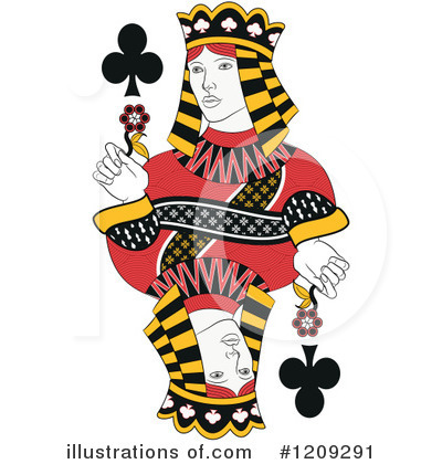 Royalty-Free (RF) Playing Cards Clipart Illustration by Frisko - Stock Sample #1209291