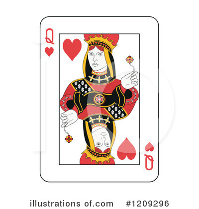 Royalty-Free (RF) Playing Cards Clipart Illustration by Frisko - Stock Sample #1209296