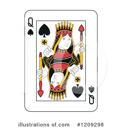 Royalty-Free (RF) Playing Cards Clipart Illustration by Frisko - Stock Sample #1209298