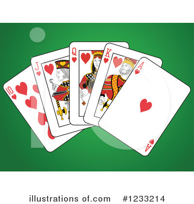Royalty-Free (RF) Playing Cards Clipart Illustration by Frisko - Stock Sample #1233214