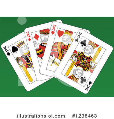 Royalty-Free (RF) Playing Cards Clipart Illustration by Frisko - Stock Sample #1238463