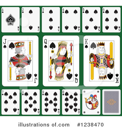 Royalty-Free (RF) Playing Cards Clipart Illustration by Frisko - Stock Sample #1238470