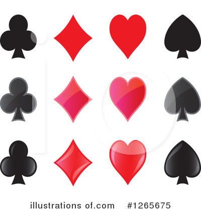 Royalty-Free (RF) Playing Cards Clipart Illustration by Frisko - Stock Sample #1265675