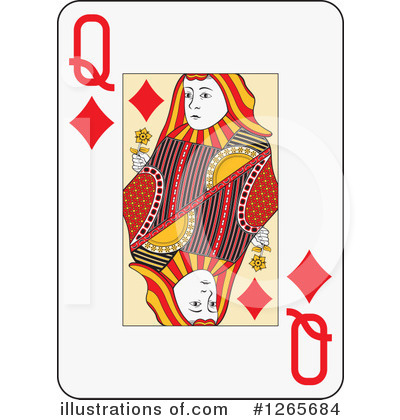 Royalty-Free (RF) Playing Cards Clipart Illustration by Frisko - Stock Sample #1265684