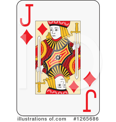 Royalty-Free (RF) Playing Cards Clipart Illustration by Frisko - Stock Sample #1265686