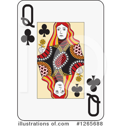 Royalty-Free (RF) Playing Cards Clipart Illustration by Frisko - Stock Sample #1265688