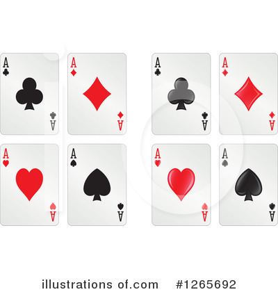 Royalty-Free (RF) Playing Cards Clipart Illustration by Frisko - Stock Sample #1265692