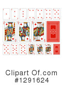 Playing Cards Clipart #1291624 by AtStockIllustration