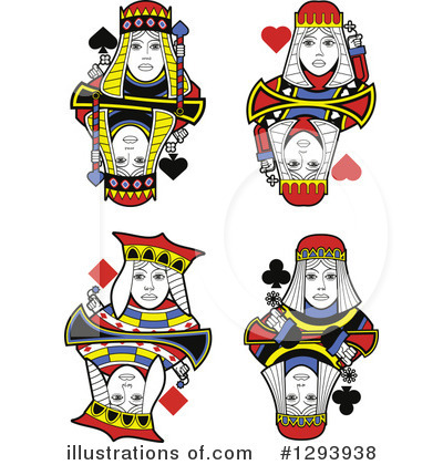 Royalty-Free (RF) Playing Cards Clipart Illustration by Frisko - Stock Sample #1293938