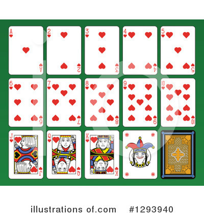 Royalty-Free (RF) Playing Cards Clipart Illustration by Frisko - Stock Sample #1293940