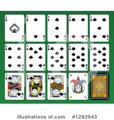 Royalty-Free (RF) Playing Cards Clipart Illustration by Frisko - Stock Sample #1293943