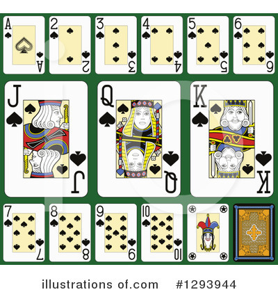 Royalty-Free (RF) Playing Cards Clipart Illustration by Frisko - Stock Sample #1293944