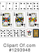 Playing Cards Clipart #1293948 by Frisko