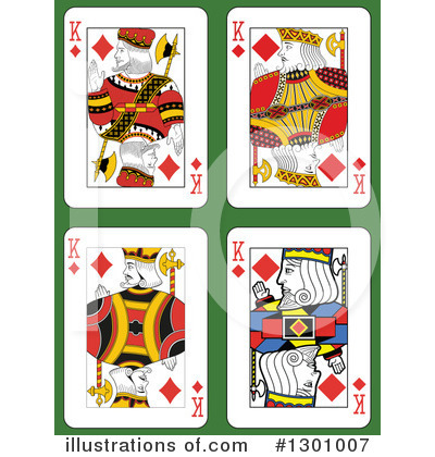 Royalty-Free (RF) Playing Cards Clipart Illustration by Frisko - Stock Sample #1301007