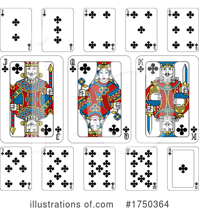 Royalty-Free (RF) Playing Cards Clipart Illustration by AtStockIllustration - Stock Sample #1750364