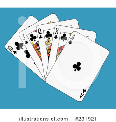 Royalty-Free (RF) Playing Cards Clipart Illustration by Frisko - Stock Sample #231921