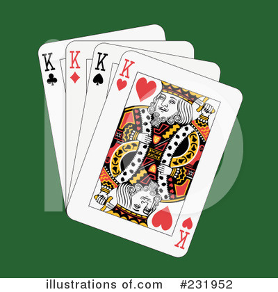 Royalty-Free (RF) Playing Cards Clipart Illustration by Frisko - Stock Sample #231952