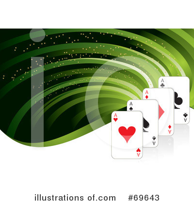 Royalty-Free (RF) Playing Cards Clipart Illustration by MilsiArt - Stock Sample #69643