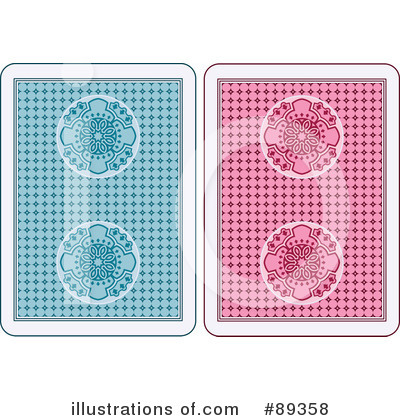 Royalty-Free (RF) Playing Cards Clipart Illustration by Frisko - Stock Sample #89358