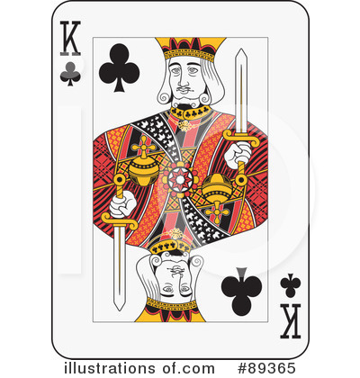 Royalty-Free (RF) Playing Cards Clipart Illustration by Frisko - Stock Sample #89365