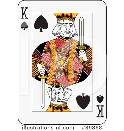 Royalty-Free (RF) Playing Cards Clipart Illustration by Frisko - Stock Sample #89368