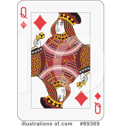 Royalty-Free (RF) Playing Cards Clipart Illustration by Frisko - Stock Sample #89369