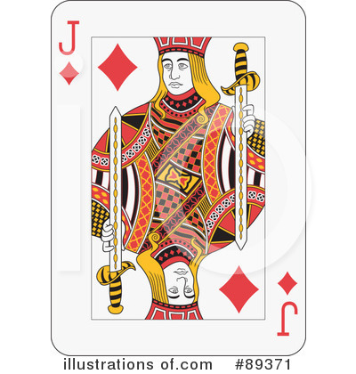 Royalty-Free (RF) Playing Cards Clipart Illustration by Frisko - Stock Sample #89371