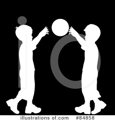 Playing Catch Clipart #84858 by Pams Clipart