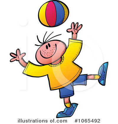 Royalty-Free (RF) Playing Clipart Illustration by Zooco - Stock Sample #1065492