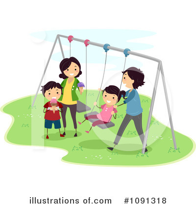 Royalty-Free (RF) Playing Clipart Illustration by BNP Design Studio - Stock Sample #1091318