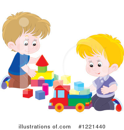 Royalty-Free (RF) Playing Clipart Illustration by Alex Bannykh - Stock Sample #1221440