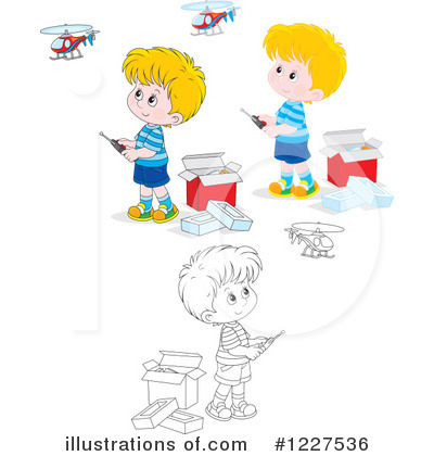 Royalty-Free (RF) Playing Clipart Illustration by Alex Bannykh - Stock Sample #1227536