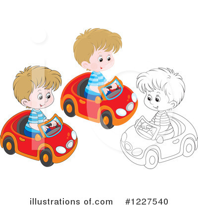 Royalty-Free (RF) Playing Clipart Illustration by Alex Bannykh - Stock Sample #1227540