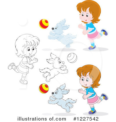 Royalty-Free (RF) Playing Clipart Illustration by Alex Bannykh - Stock Sample #1227542