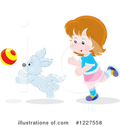 Royalty-Free (RF) Playing Clipart Illustration by Alex Bannykh - Stock Sample #1227558