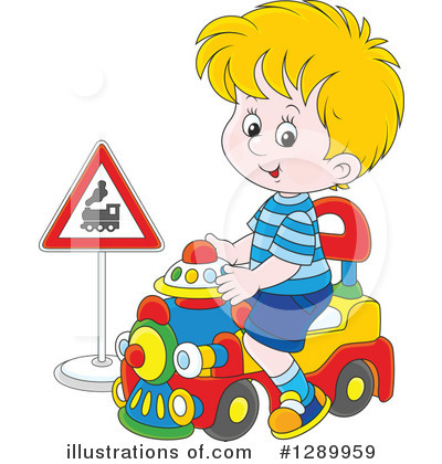 Royalty-Free (RF) Playing Clipart Illustration by Alex Bannykh - Stock Sample #1289959