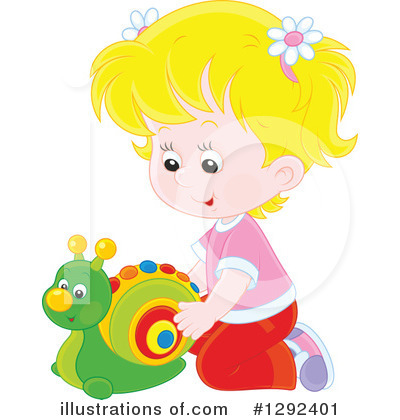 Royalty-Free (RF) Playing Clipart Illustration by Alex Bannykh - Stock Sample #1292401