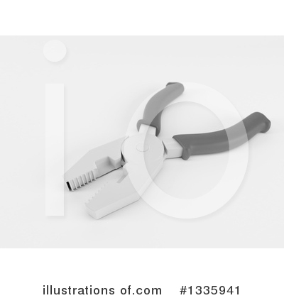 Royalty-Free (RF) Pliers Clipart Illustration by KJ Pargeter - Stock Sample #1335941