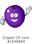 Plum Clipart #1246894 by Vector Tradition SM